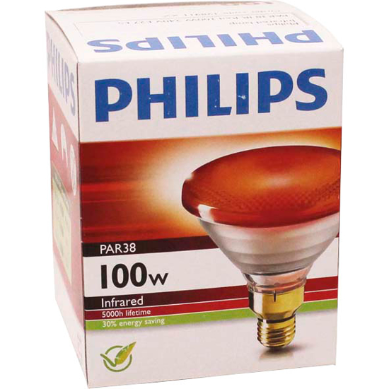 Picture of Promiennik Infrared Philips 100 W,  czerwony (50222-00-00)