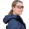 Obrazek Okulary ochronne UVEX w stylu sportowym do stosowania wewnątrz.