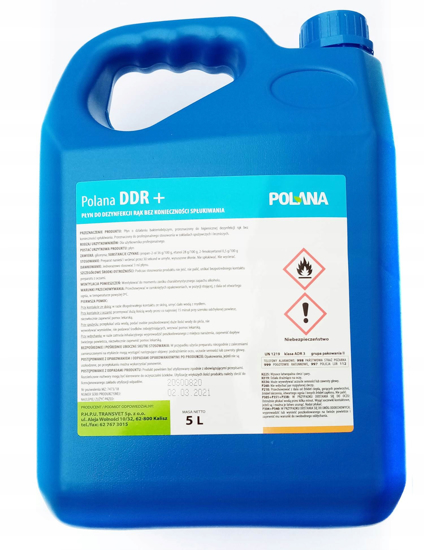 Picture of Polana DDR 5 l   (Płyn do dezynfekcji rąk bez konieczności spłukiwania)